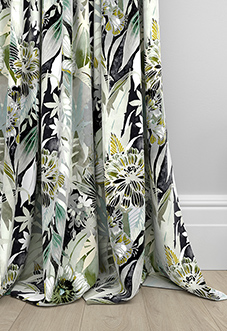 Bali, Green - Made to Measure Curtains